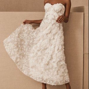 Marchesa Notte Arabella Dress Ivory Size 2 - ALTERED TO FIT SIZE 0